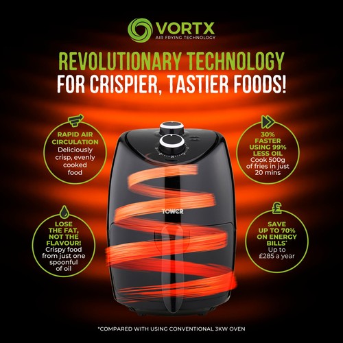 Tower Vortx 2 Litre Air Fryer