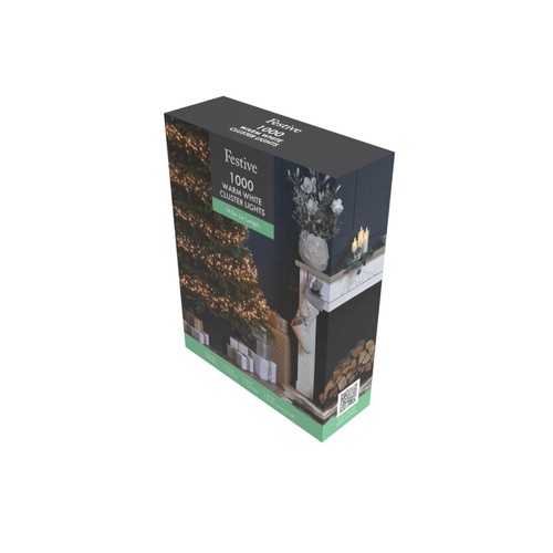 1000 Multifunction Cluster Lights - Warm White