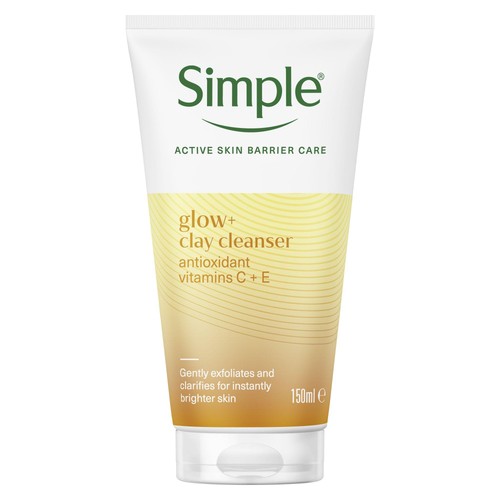 Simple Protect 'N' Glow Express Glow Clay Polish Cleanser