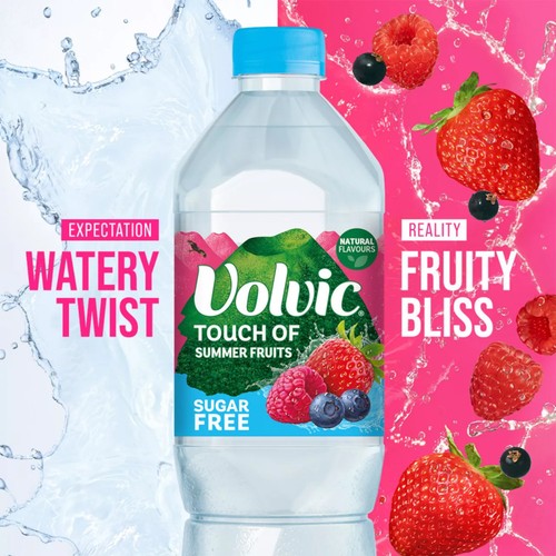 Volvic Touch of Fruit Summer Fruits Sugar Free Still Flavoured Water