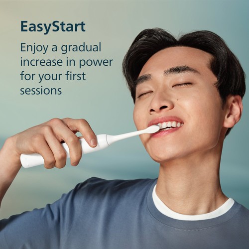 Philips Series 3000 Dual Pack White & Black Electric Toothbrushes