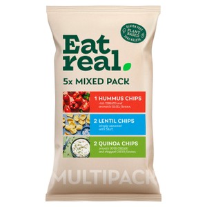 Eat Real Lentil Chips Multipack - Salted 5 Pack 18g