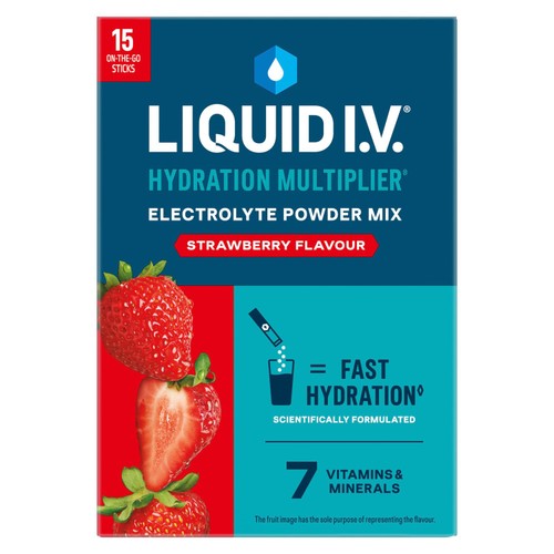 LIQUID IV Hydration Strawberry Electrolytes 