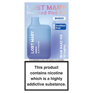 Lost Mary Vape BM600 Prefilled Kit - Blue Razz Ice