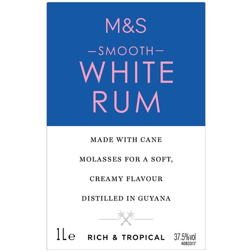 M&S Smooth White Rum