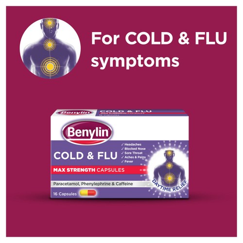 Benylin Cold & Flu Max Strength Capsules