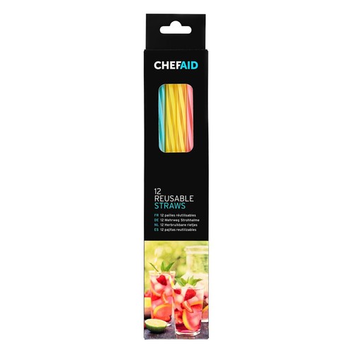 Chef Aid Reusable Straws