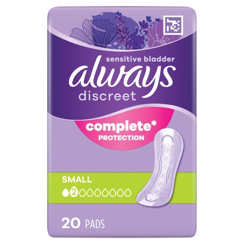 Always Discreet Incontinence Pads Small
