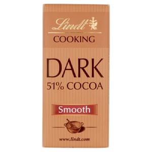 Lindt 51% Dark Cooking Chocolate Bar 