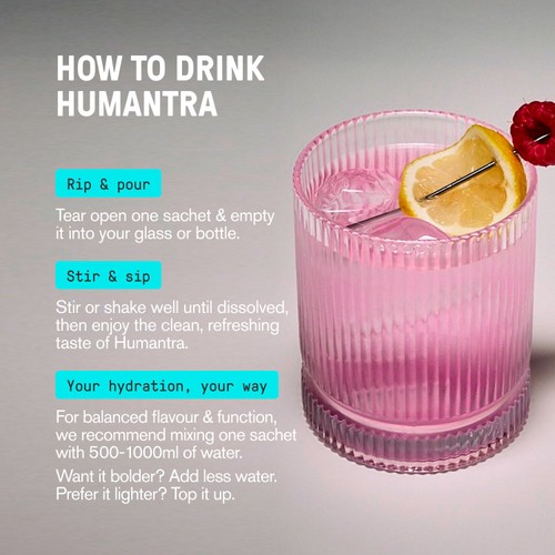 Humantra Raspberry Lemonade Electrolyte