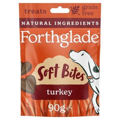 Forthglade Natural Grain-Free Soft Bite Treats with Turkey