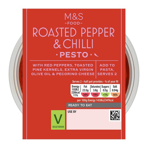 M&S Roasted Pepper and Chilli Pesto