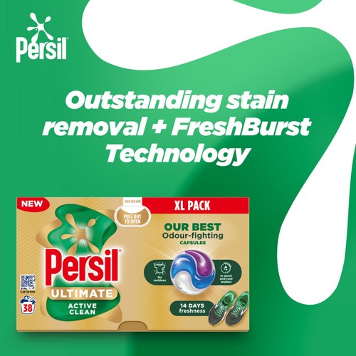 Persil Ultimate Washing Capsules Active Clean 38 washes