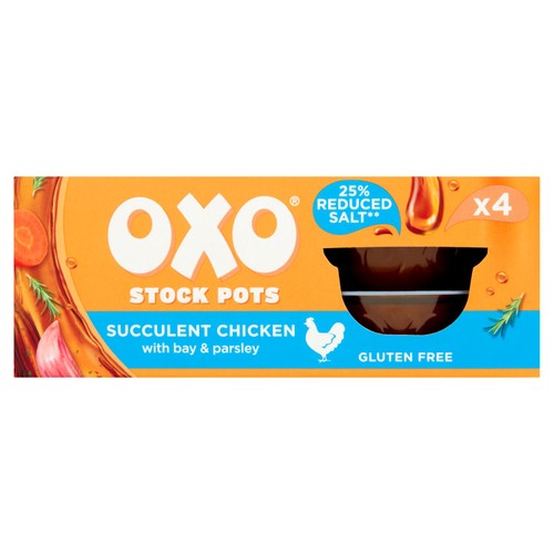 Oxo 4 Reduced Salt Chicken Stock Pots