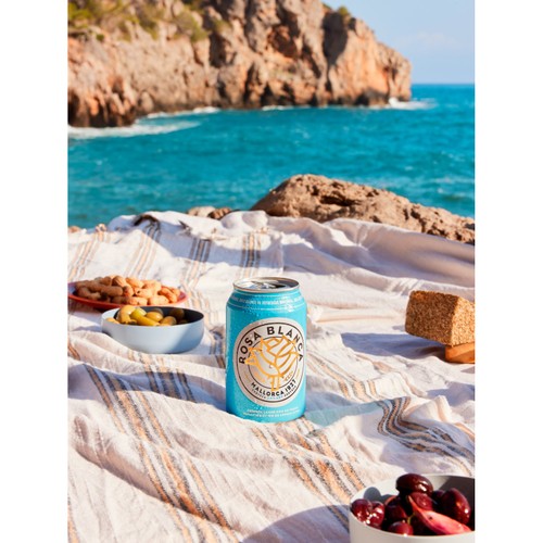 Rosa Blanca Premium Lager Beer Cans