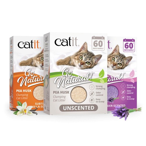 Catit Go Natural Pea Husk Litter Unscented