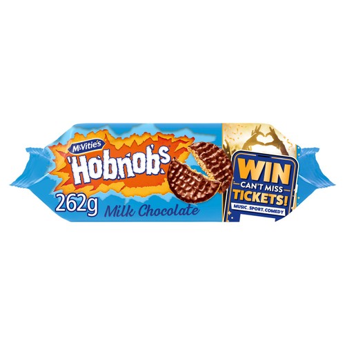 McVitie's Hobnobs Milk Chocolate Biscuits