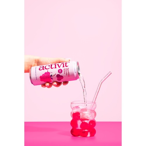 Activit Sparkling Vitamin Water Blackcurrant & Raspberry