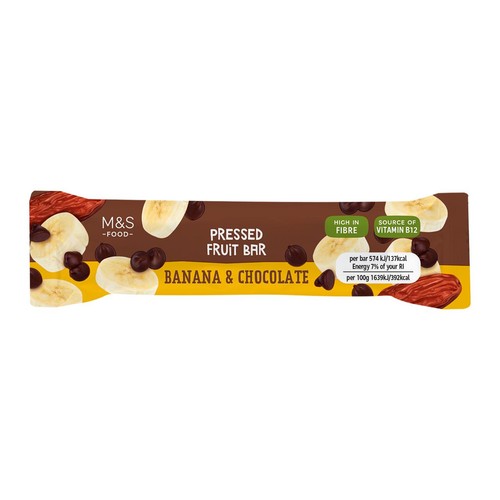 M&S Banana & Chocolate Bar