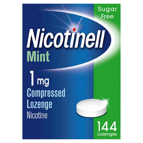 Nicotinell Nicotine Lozenge Stop Smoking Sugar Free Mint 1mg