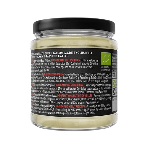Hunter & Gather Organic British Grass-Fed Beef Tallow
