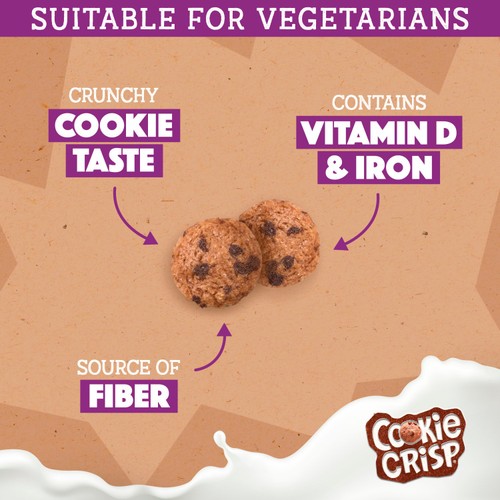 Cookie Crisp Chocolate Breakfast Cereal