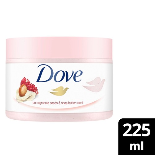 Dove Pomegranate Shower Exfoliating Body Scrub Jar