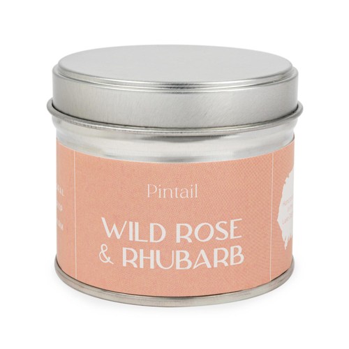 Pintail Candles Wild Rose & Rhubarb Classic Tin Candle