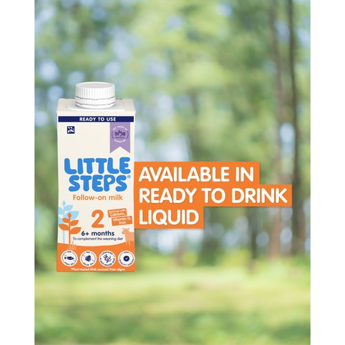 LITTLE STEPS Follow-on Baby Milk Powder Formula 6 mth+ 800 g