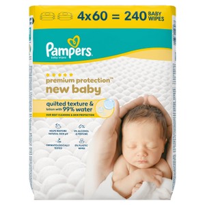 Pampers New Baby Wipes 4x