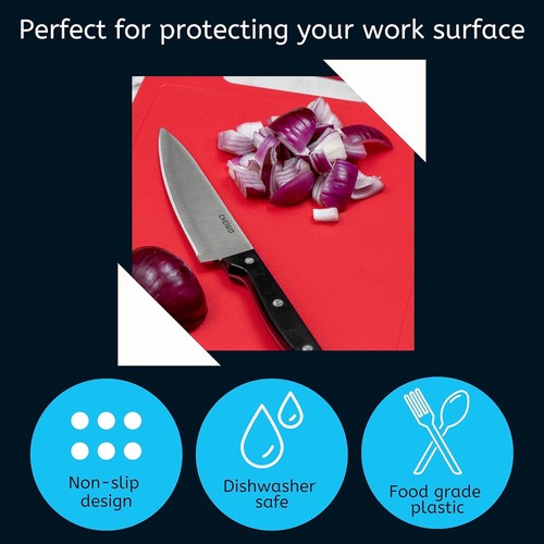 Chef Aid Large Multi-colour Chopping Board Set