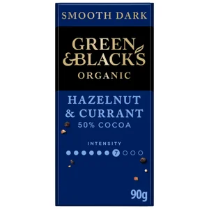 Green and Blacks Hazlenut and Currant
