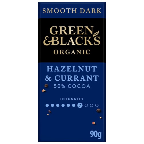 Green and Blacks Hazlenut and Currant