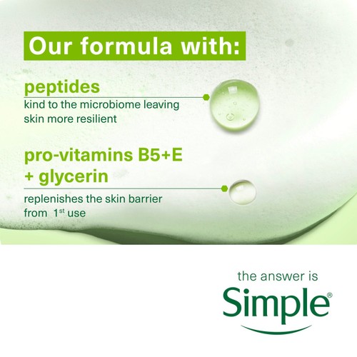 Simple Moisturising Facial Wash Travel Size