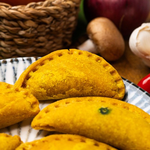 The Vegan Patty Lady Gluten Free Vegan Jamaican Curry Patties cocktail size