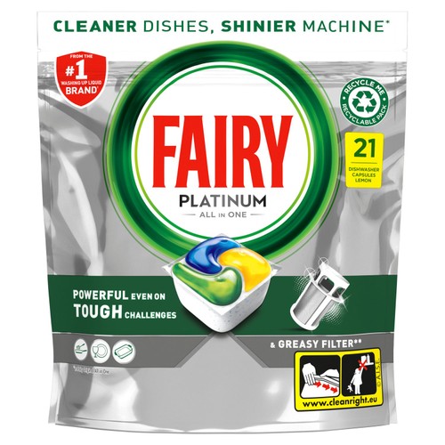 Fairy Platinum All in One Original Dishwasher Tablets