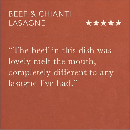 Pasta Evangelists Beef Lasagne for 1