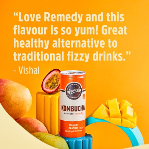 Remedy Kombucha Mango Passion