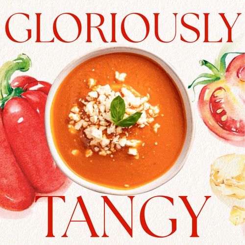 Yorkshire Provender  Tomato & Red Pepper with Wensleydale Cheese Soup