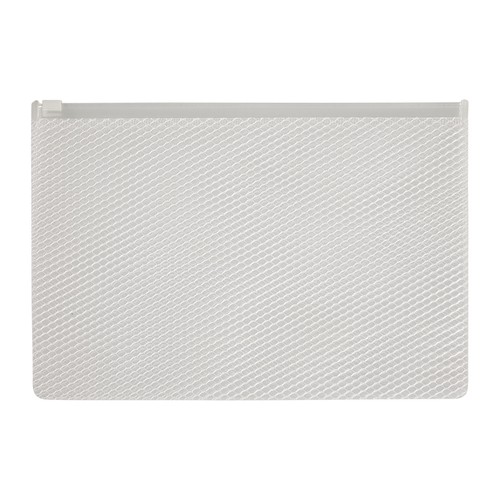 Snopake White EPPE Mesh Zippa Bag, A5