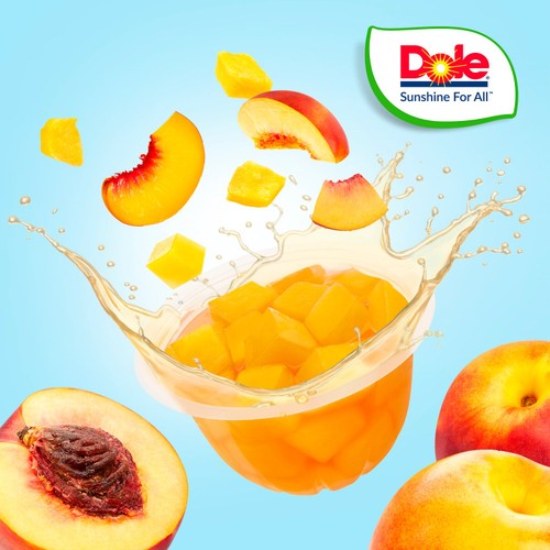 Dole Peaches In Juice Fruit Pots Multipack 