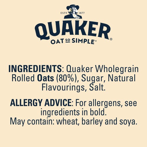 Quaker Oat So Simple Banana Porridge Cereal Sachets