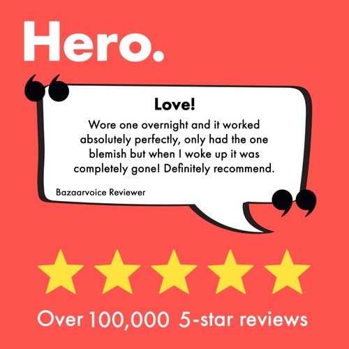 Hero Mighty Patch Duo Spot Patches, 6x Day & 6x Night Hydrocolloid Patches