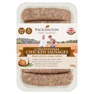 Packington Free Range Traditional Free Range Chicken Sausage