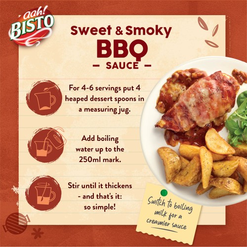 Bisto Sweet & Smoky BBQ Sauce Mix