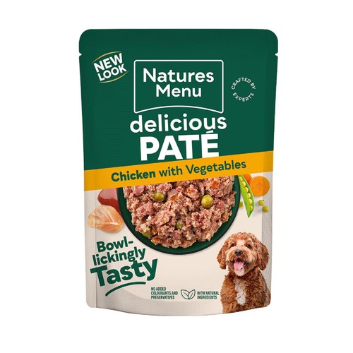 Natures Menu Pouches Food for Adult Dogs Chicken with Vegetables