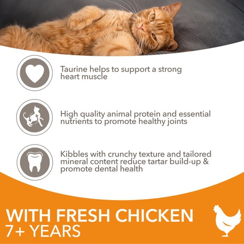 IAMS 7+ Years Senior Dry Cat Food Chicken