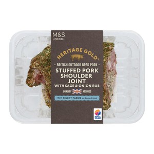 M&S Heritage Gold British Stuffed Pork Shoulder Joint