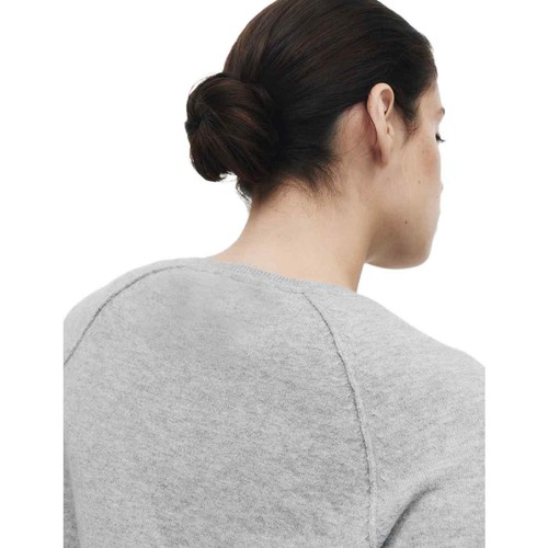 M&S Knitted Oversized Jumper, Grey, S