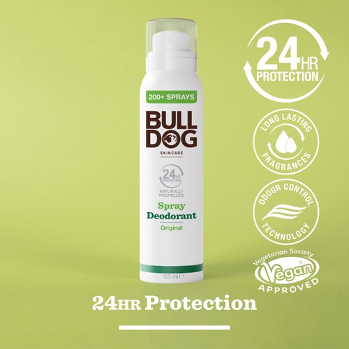 Bulldog Original Naturally Propelled Spray Deodorant